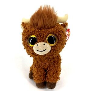Ty Beanie Boos 2025 ALFIE the Highland Brown Cow 6" Plush Stuffed Toy w Tag